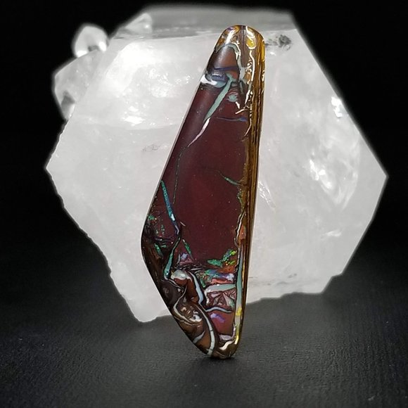 Double Sided Australian Koroit opal * 33.31 x 11.08 x 4.74mm * LKO97L8 - Picture 10 of 14